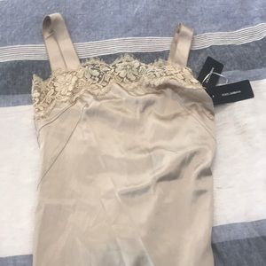 Dolce and Gabbana ( not d&g) silk lace cami top